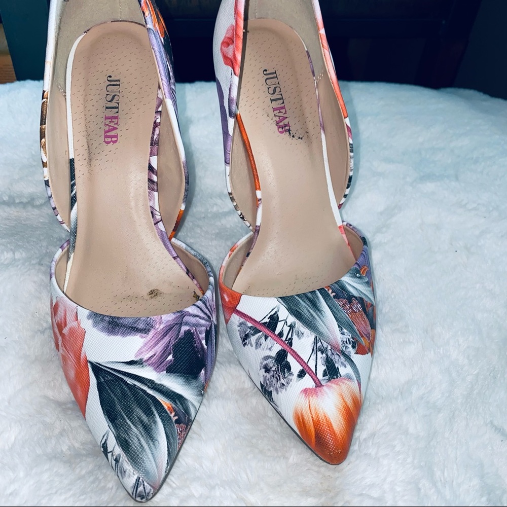 Floral women’s heels